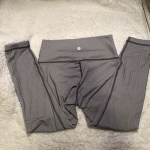 Lululemon high-rise fleece-lined leggings